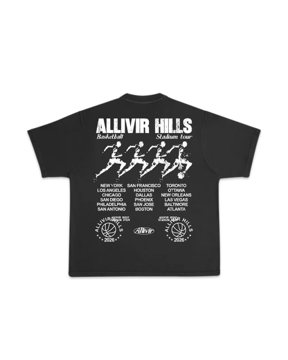 Allivir Stadium Tour T-Shirt -  Black