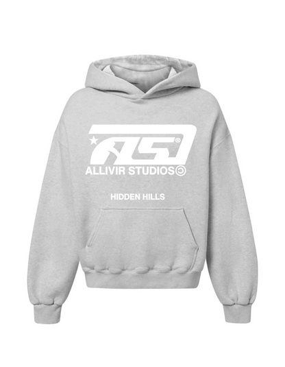 Allivir Studios Hoodie - Heather Grey