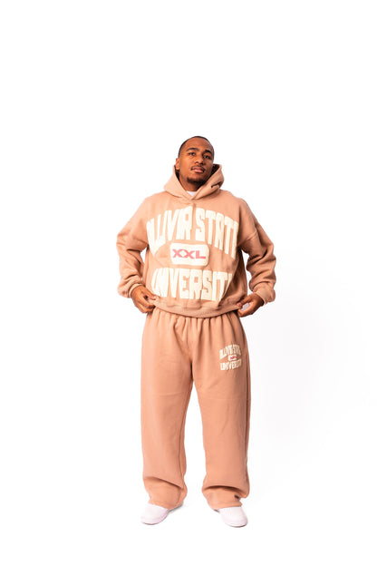 Allivir University Hoodie - Dusty Tan