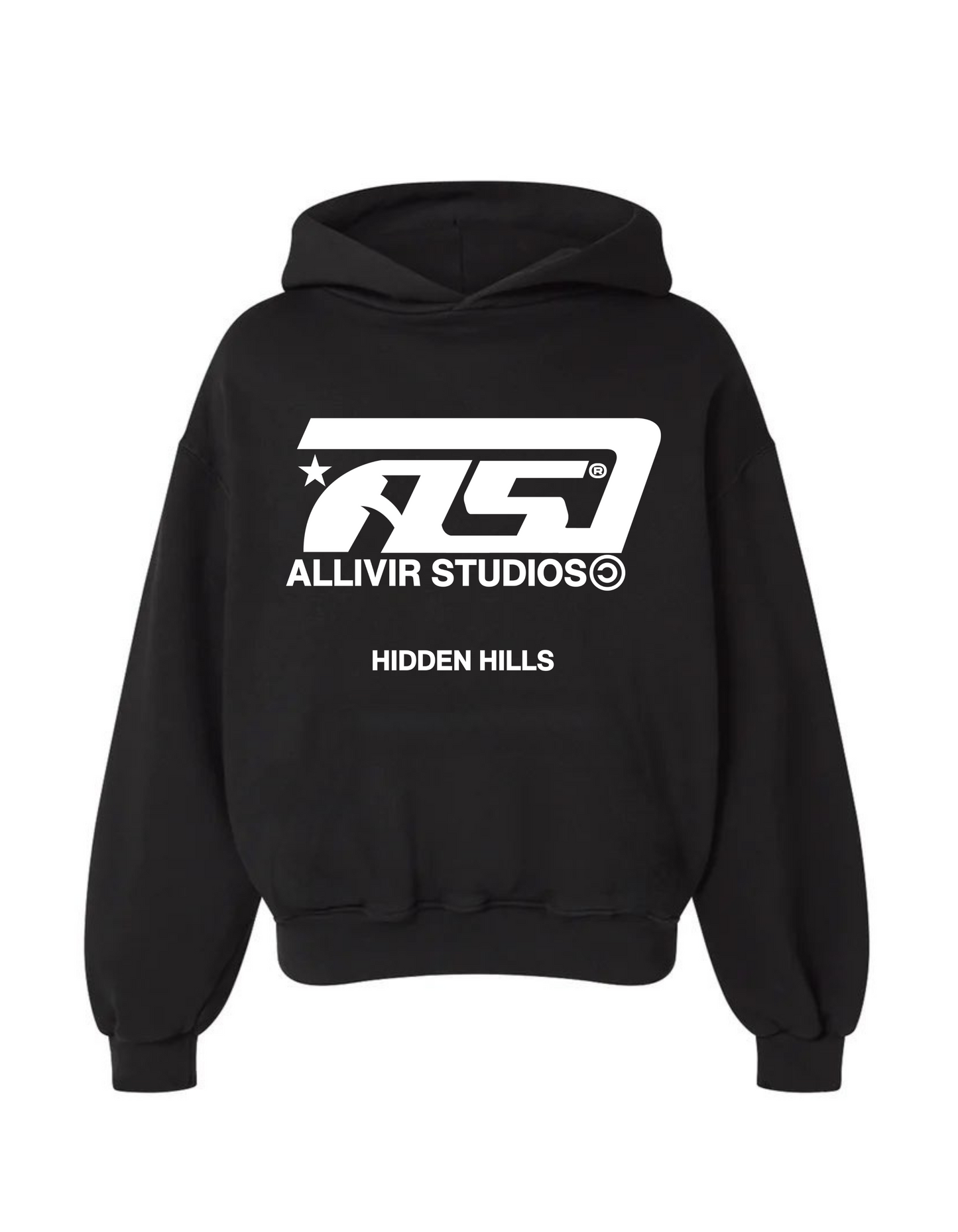 Allivir Studios Hoodie - Solid Black