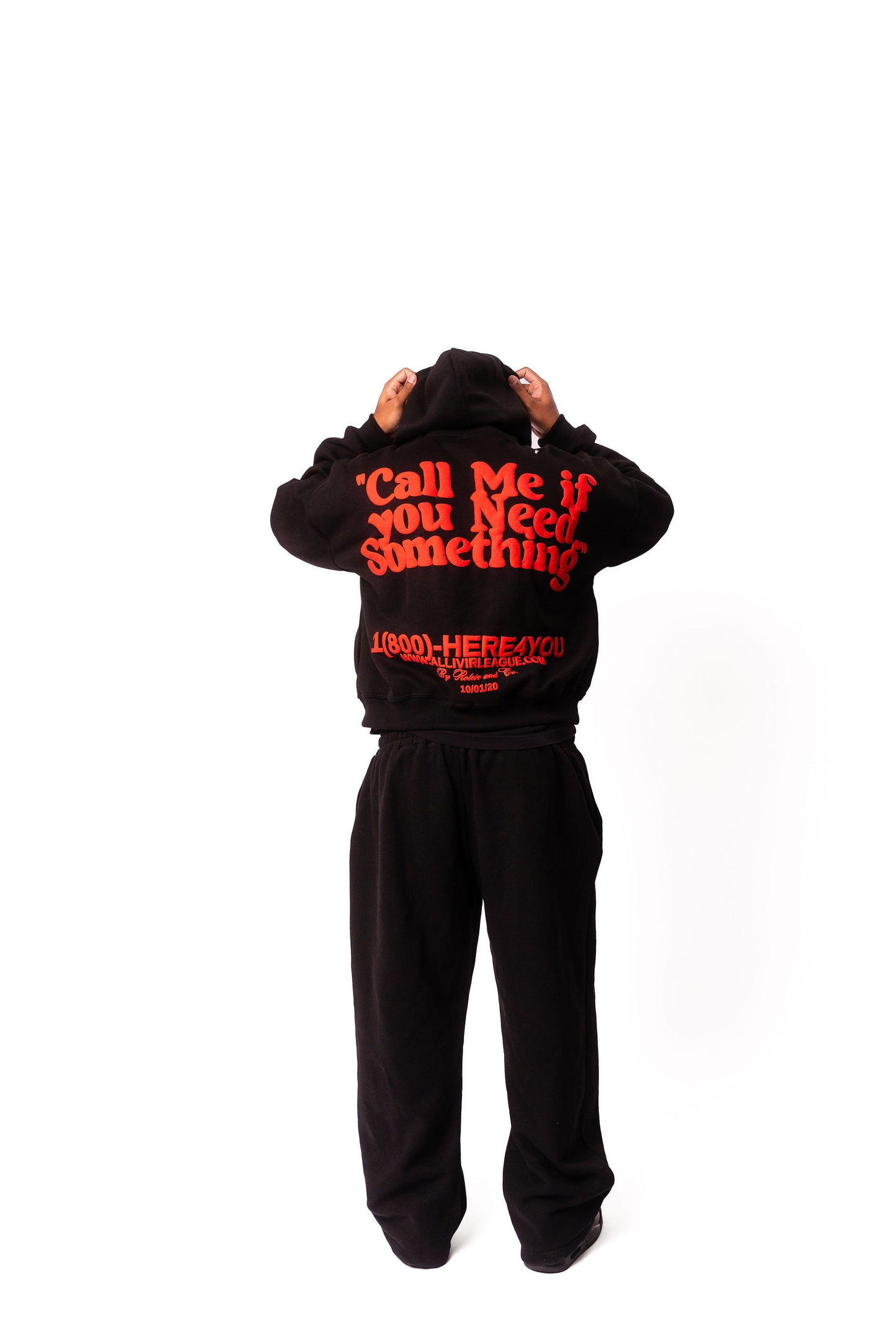 Allivir University Hoodie - Black