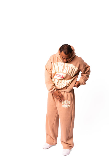 Allivir University Sweatpants - Dusty Tan