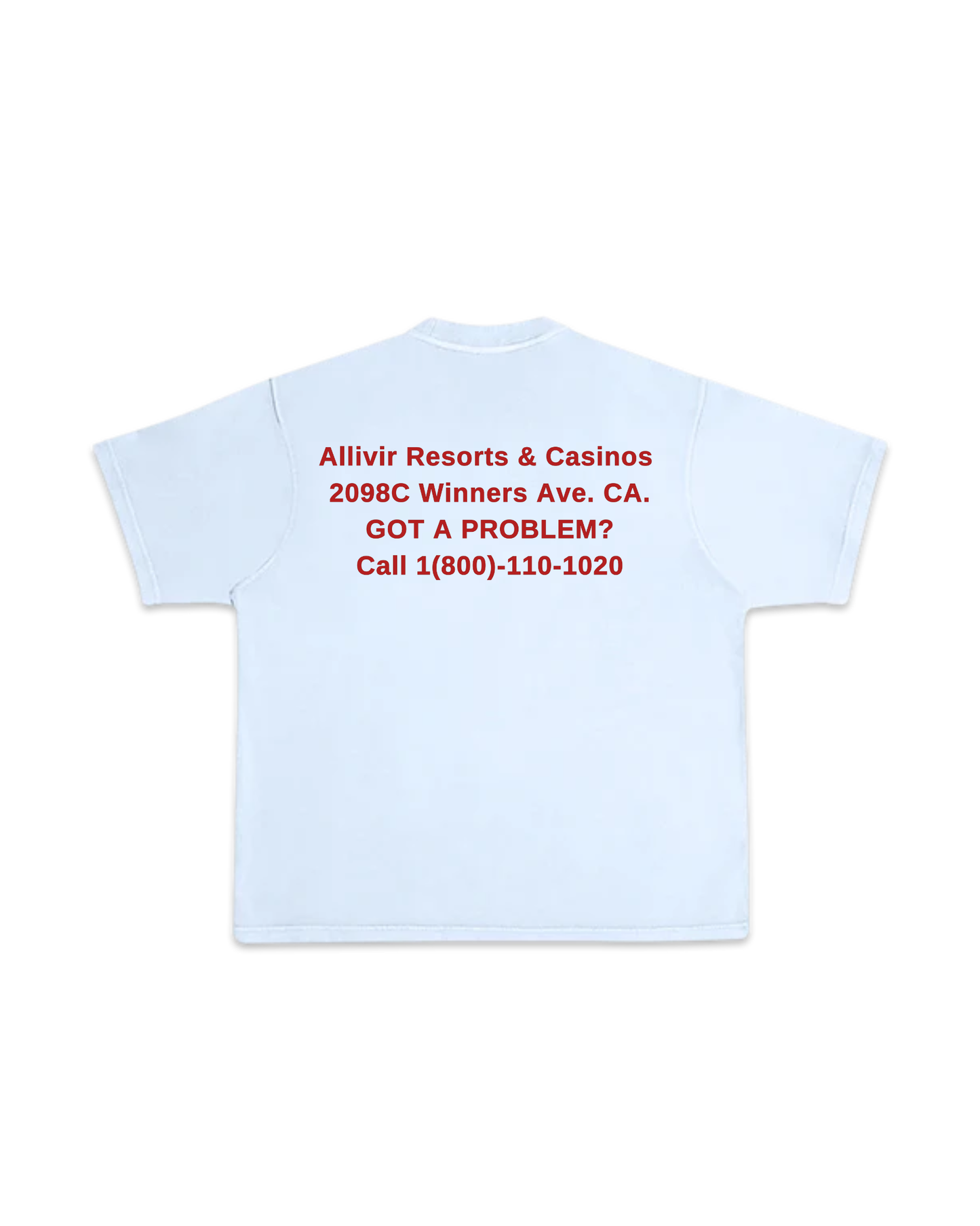 Allivir Dice T-Shirt -  Ice Blue