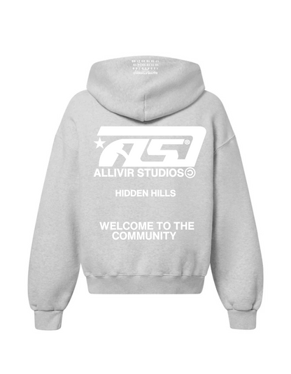 Allivir Studios Hoodie - Heather Grey