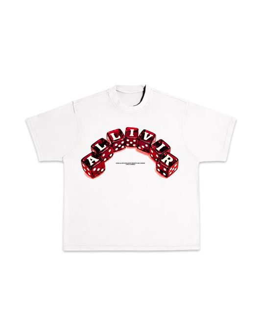 Allivir Dice T-Shirt -  White
