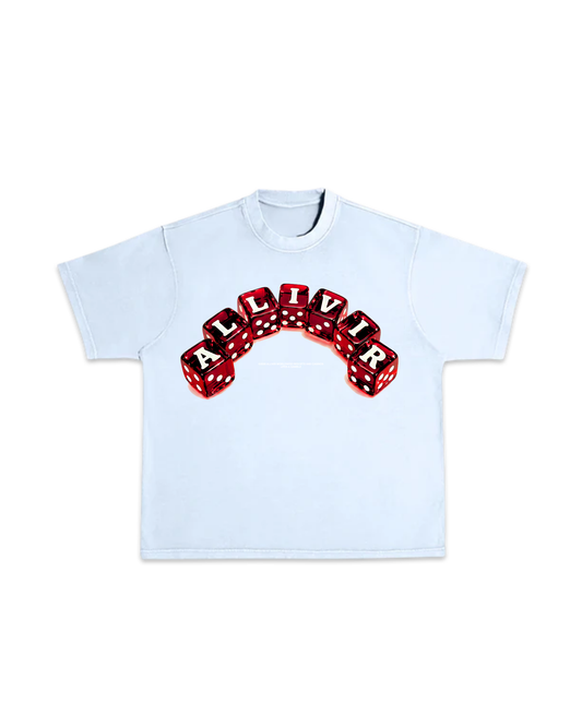 Allivir Dice T-Shirt -  Ice Blue