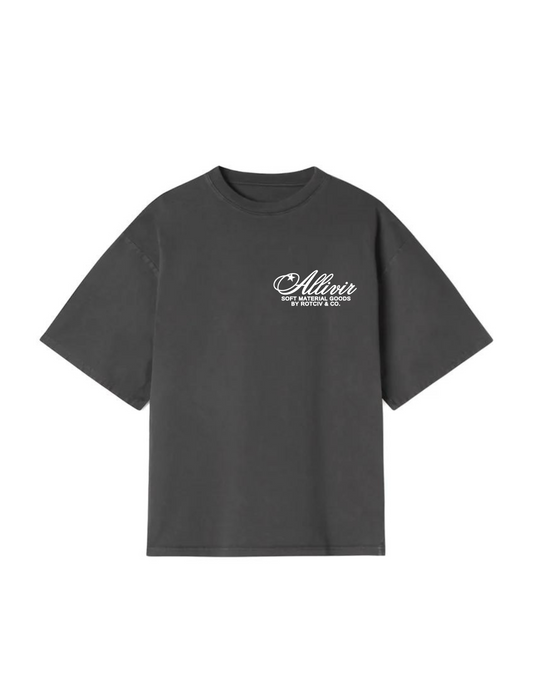 Allivir Soft Material Goods T-Shirt - Charcoal Grey