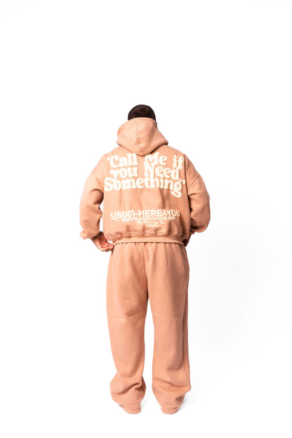 Allivir University Hoodie - Dusty Tan
